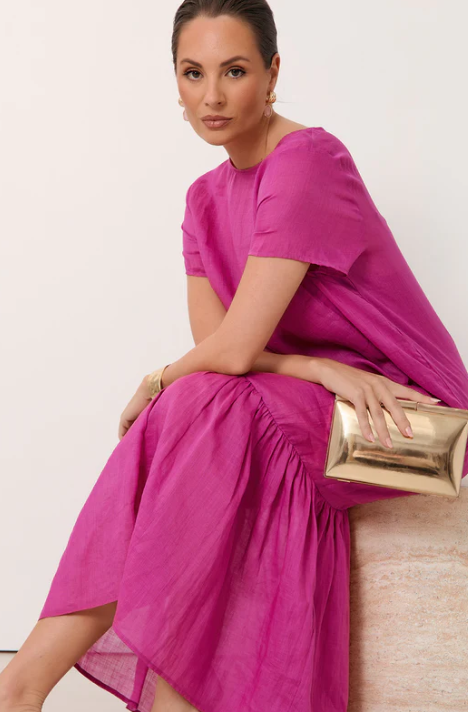 Simona Gloss Structured Clutch (AVD1749)