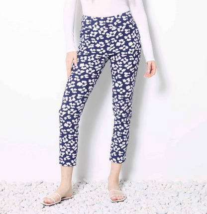 PETAL-SLIT TECHNO ANKLE PANT (68422)