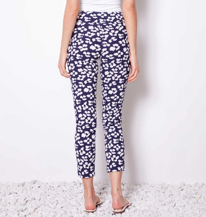 PETAL-SLIT TECHNO ANKLE PANT (68422)