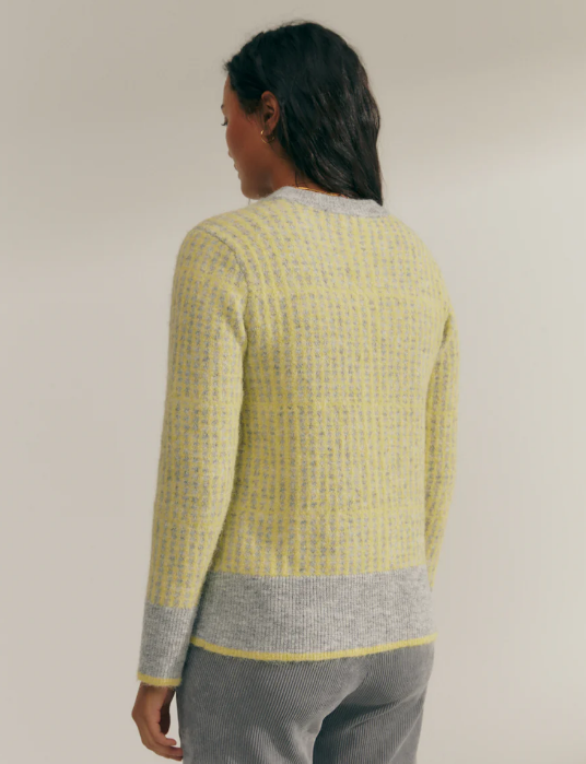 Fancy Knit Round Neck Sweater (125965)