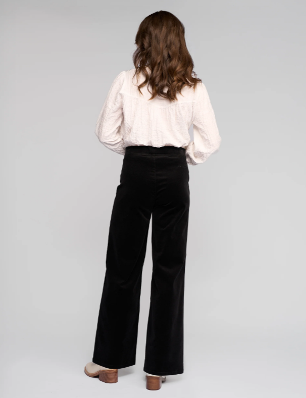 Wide Leg full Length Loft Cord Pull On (235M)