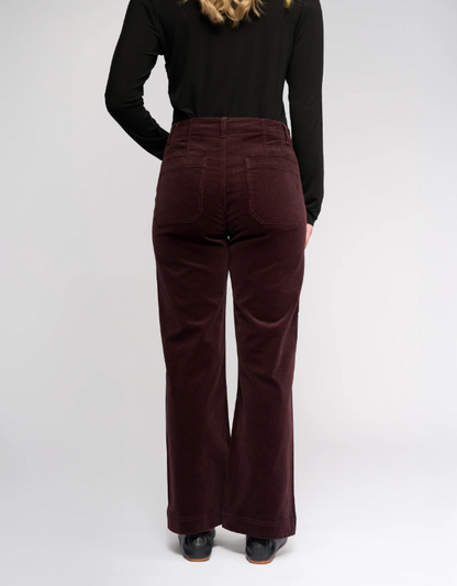 Straight Leg Ankle Cord Pant (5995AM)