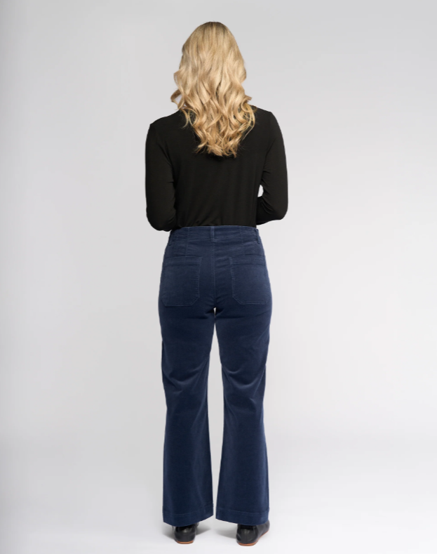 Straight Leg Ankle Cord Pant (5995AM)