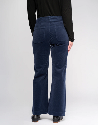 Straight Leg Ankle Cord Pant (5995AM)