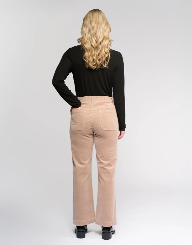 Straight Leg Ankle Cord Pant (5995AM)