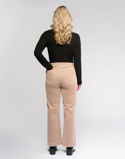 Straight Leg Ankle Cord Pant (5995AM)