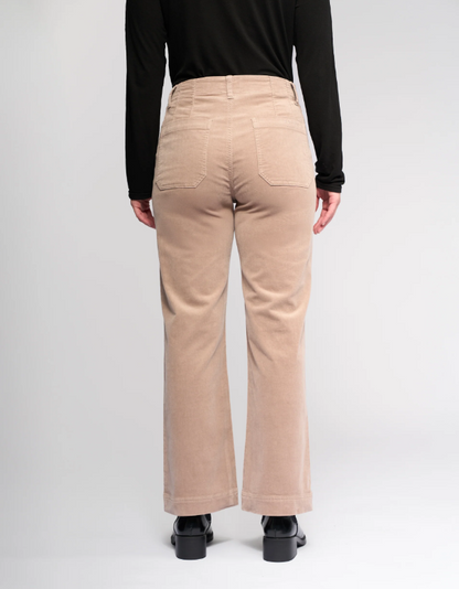 Straight Leg Ankle Cord Pant (5995AM)