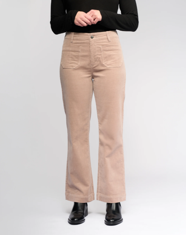 Straight Leg Ankle Cord Pant (5995AM)