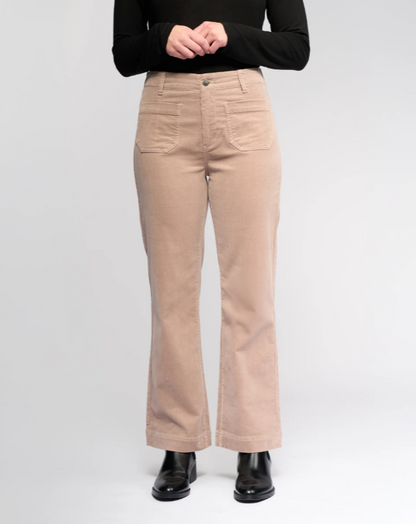 Straight Leg Ankle Cord Pant (5995AM)