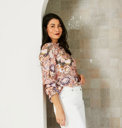 Delicate Paisley Top (606J3078A)