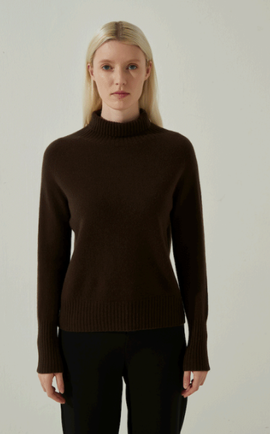 Wool Funnel Crew Pullover (SS1023)
