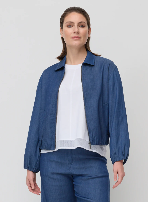Off-Duty Denim Bomber (YTMP6119)