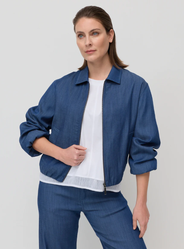 Off-Duty Denim Bomber (YTMP6119)