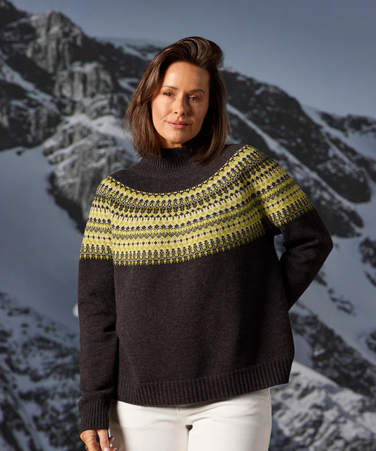 Fair Isle Raglan Pullover (BL6641)