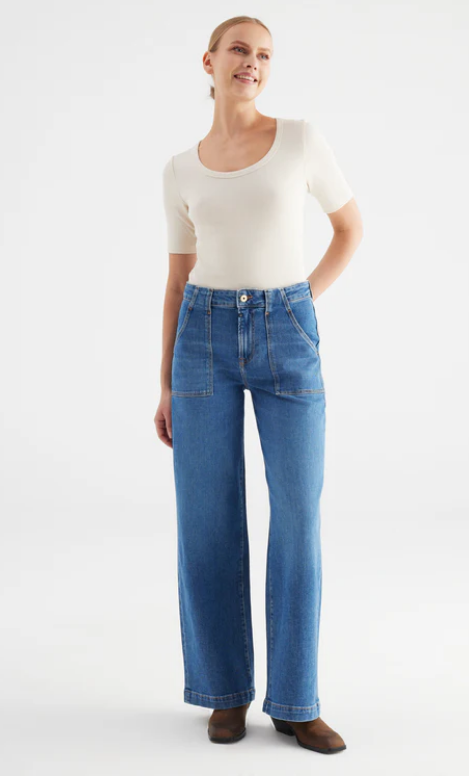 High Waist Wide Leg Jean (Lulu)