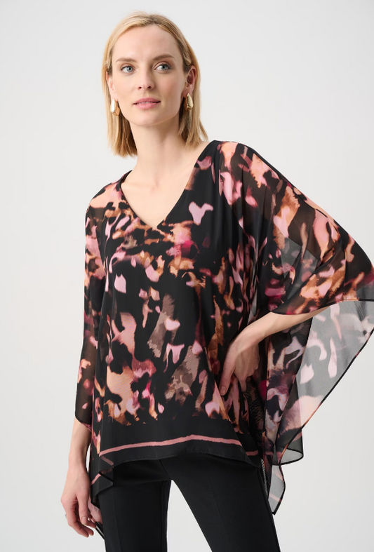 Chic Floral Kimono Pullover (263029)