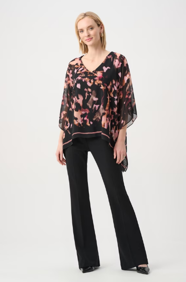 Chic Floral Kimono Pullover (263029)
