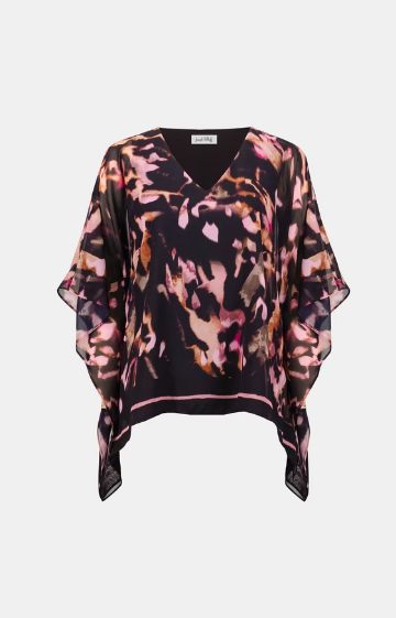Chic Floral Kimono Pullover (263029)