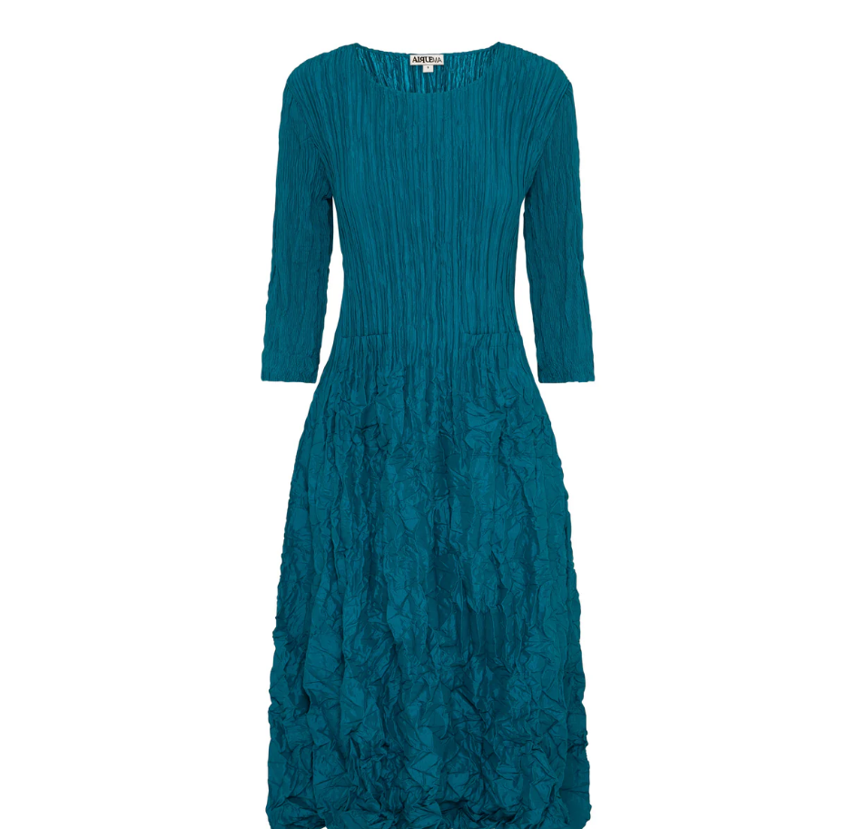 3/4 Sleeve Smash Pocket  Dress (544)