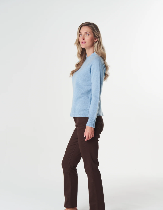 Funnel Neck Merino Jumper (8186)