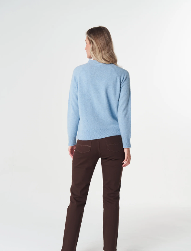Funnel Neck Merino Jumper (8186)