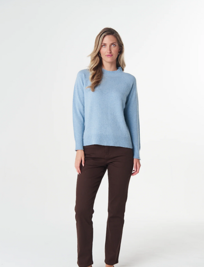 Funnel Neck Merino Jumper (8186)