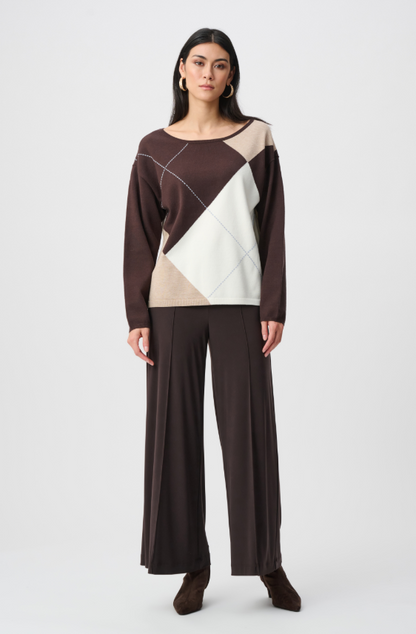 Classic Pull-On Wide Leg Pants (251017)