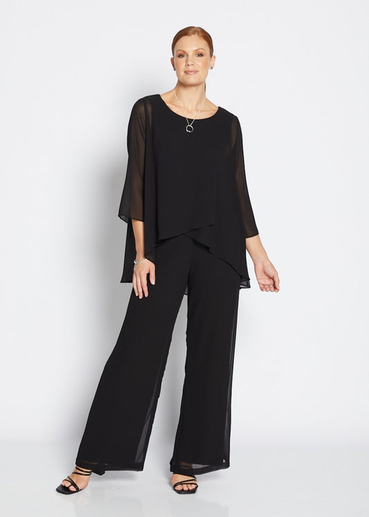 3/4 Sleeve Layer Top (Crystal.W26)