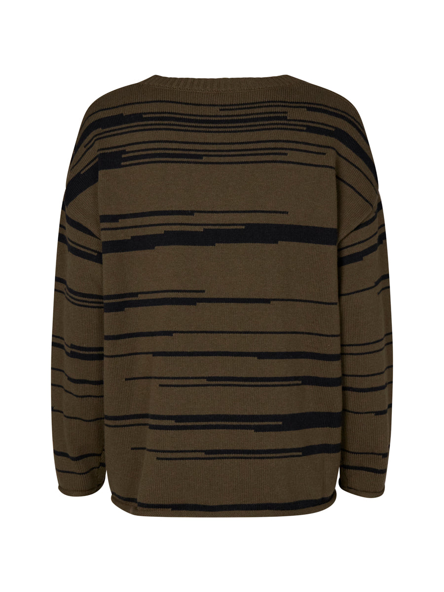 Jagged Stripe Knit (YTMP3653)