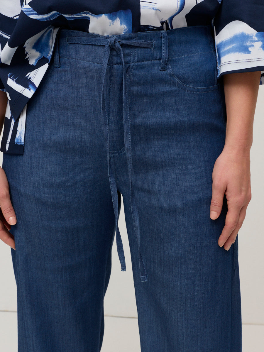 Off-Duty Denim Wide Leg Pant (YTMP8301)