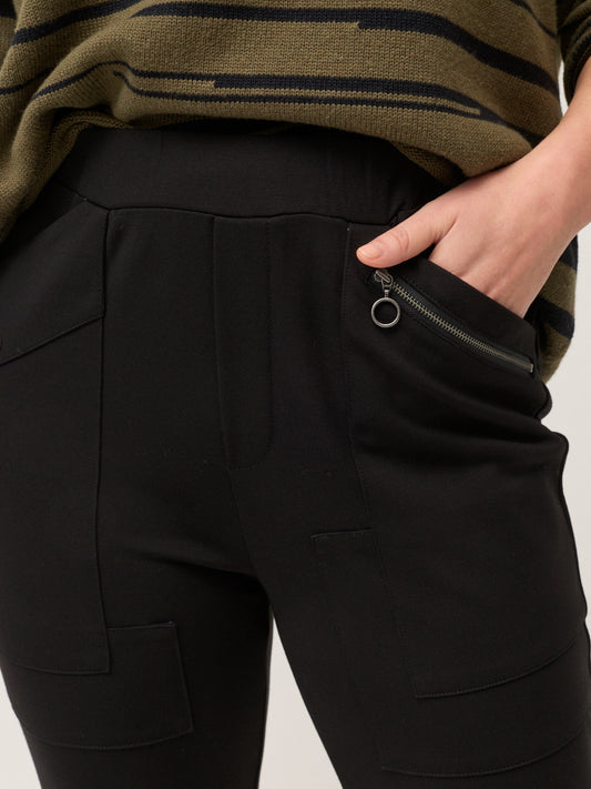 Panelled Pocket Ponte Jogger ( YTMP8302)