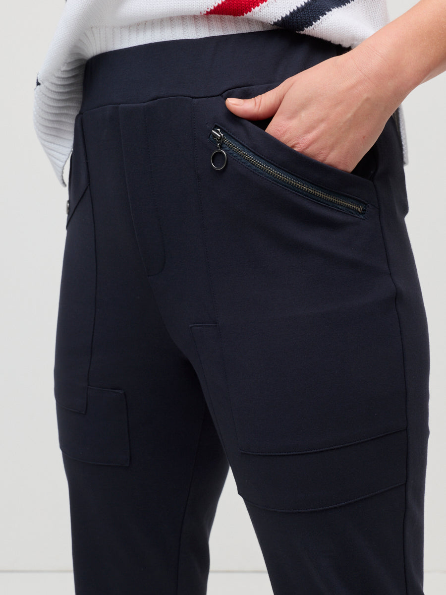 Panelled Pocket Ponte Jogger ( YTMP8302)