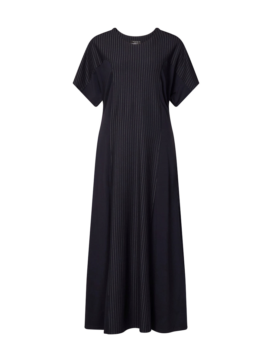 Pinstripe Ponte Midi Dress (YTMP9368)