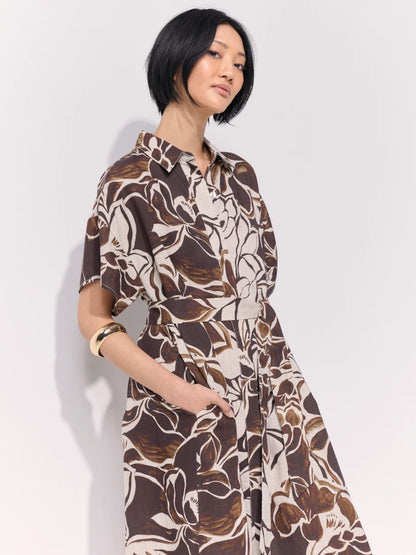 Floral Drift Shirtdress (YTMP9386)