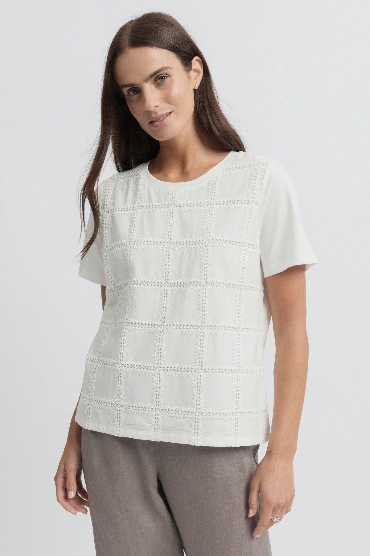 Lacet Short Sleeve Tee (YTWN3091)