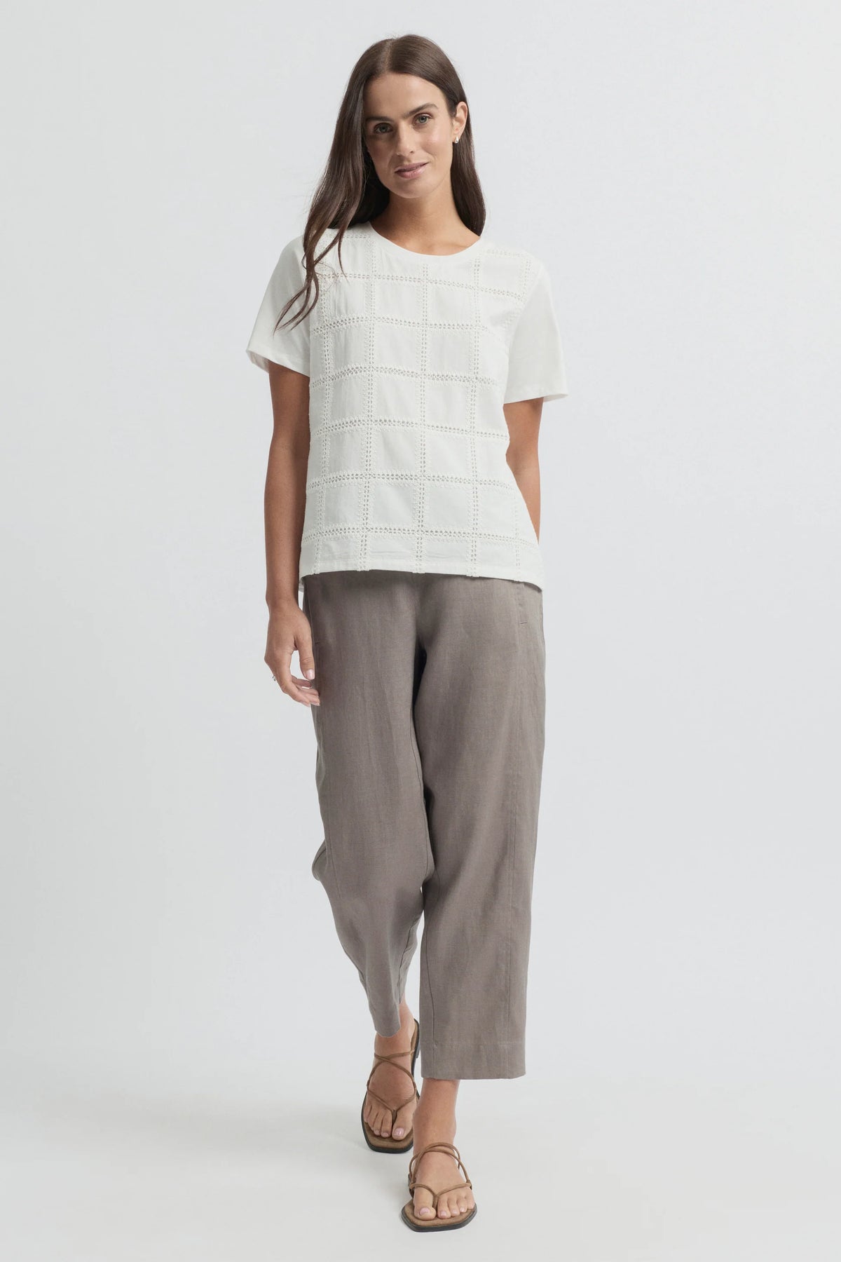 Lacet Short Sleeve Tee (YTWN3091)