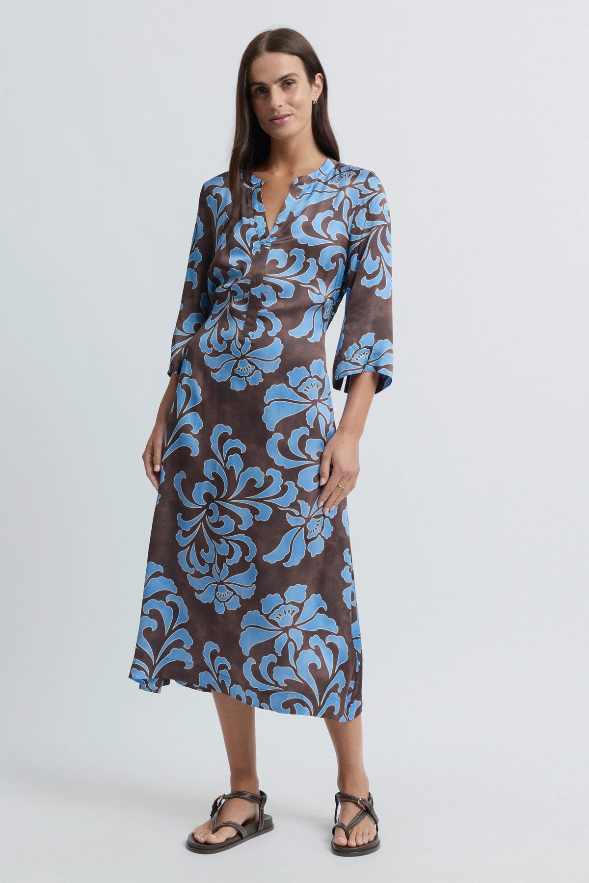 Elegance 3/4 Sleeve Dress (YTWN9683)
