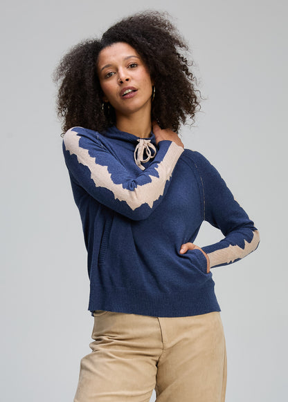Graphic Neck Cord Jumper (ZP8136)