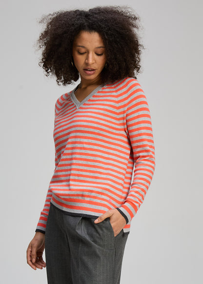 Stripe V Essential Jumper (ZP8142)