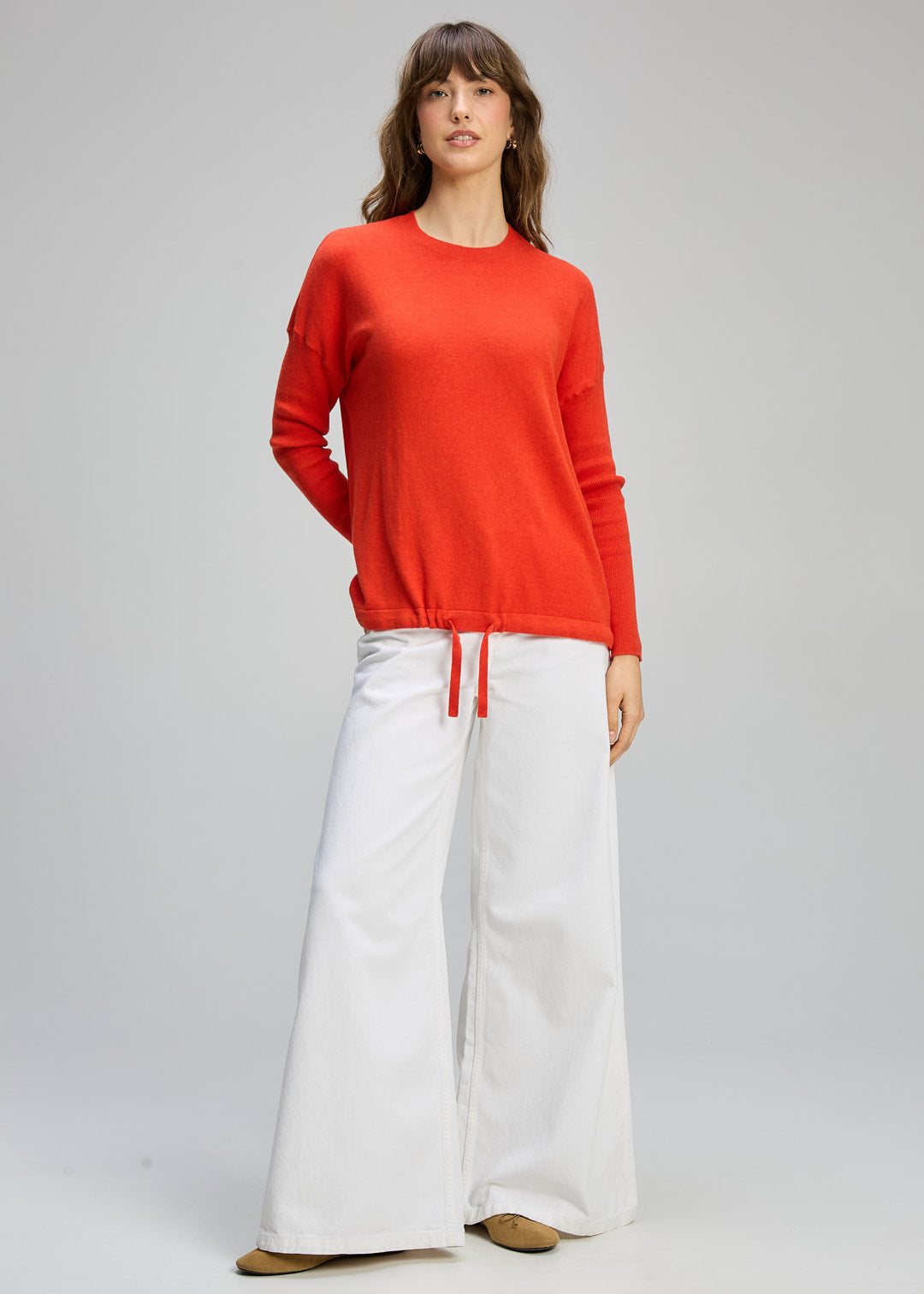 Draw String Crew Jumper (ZP8150)