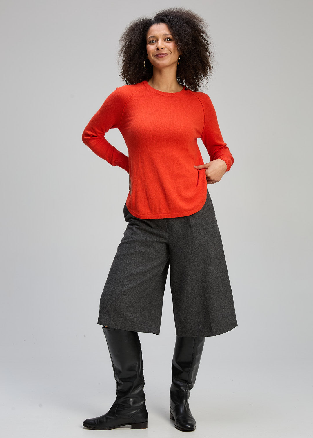Rounded Bottom Essential Jumper (ZP8151)
