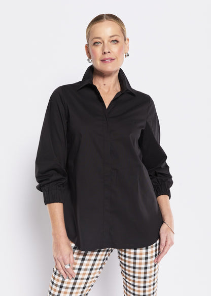 Long Sleeve Elastic Shirt (Natalie.W26)