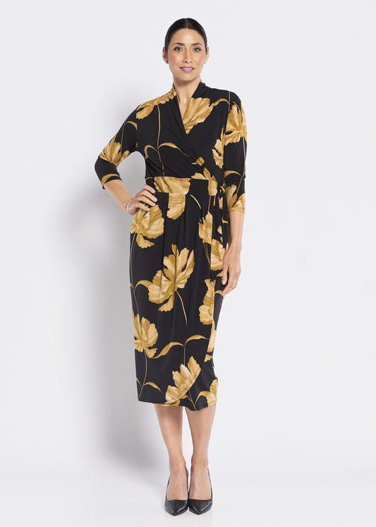 3/4 Wrap Dress (Finesse.W26)