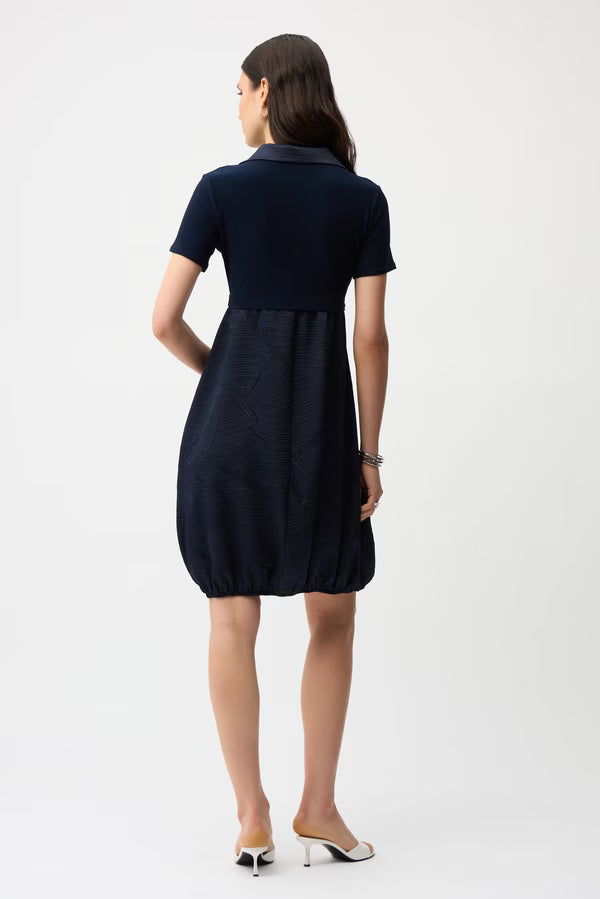 A-line Puff Sleeve Dress (261016)