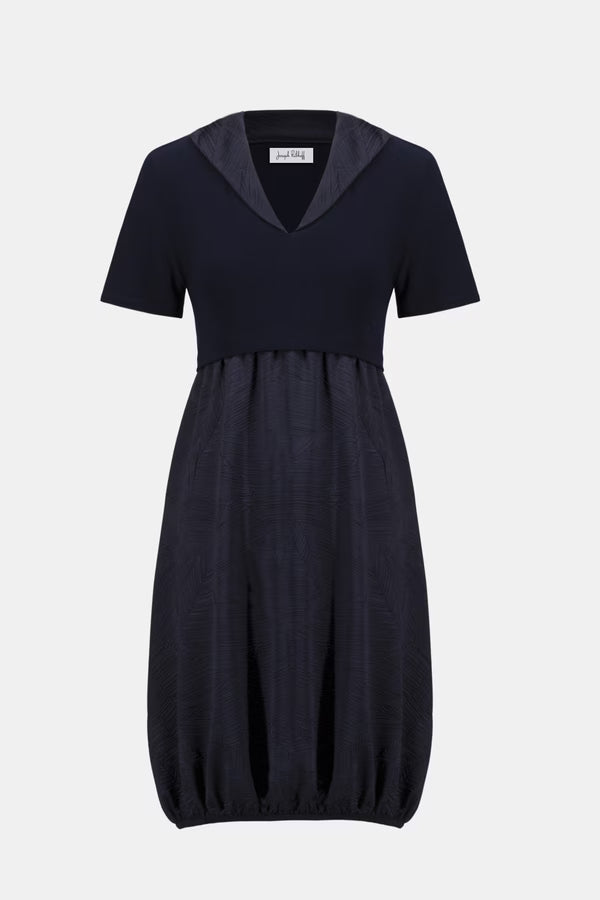 A-line Puff Sleeve Dress (261016)