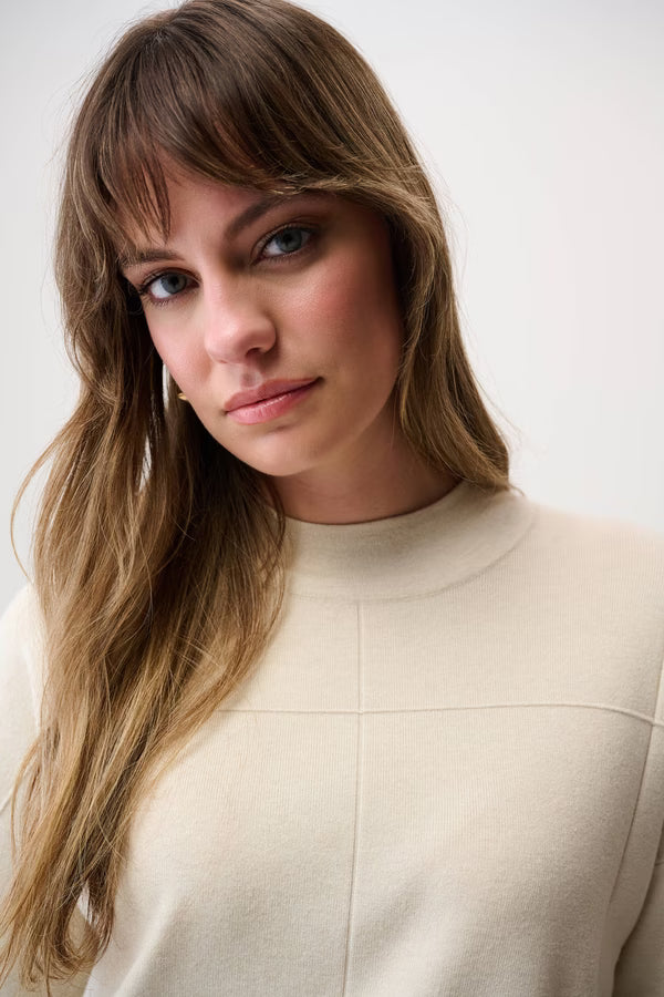 Straight Sweater With Mock Neck (261981)