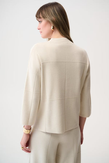 Straight Sweater With Mock Neck (261981)