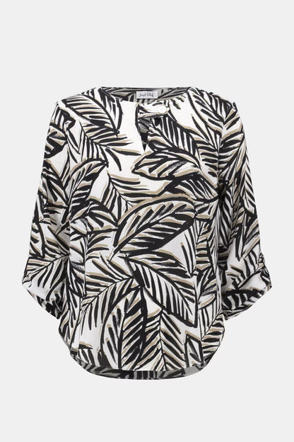 Floral Hip-length Top (261207)