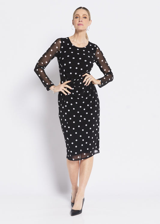 Long Sleeve Midi Dress (Hottie.W26)