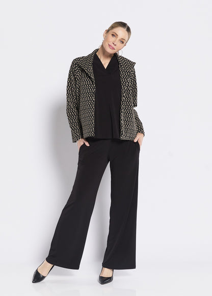 Long Sleeve Fly Crop Jacket (Buckingham)